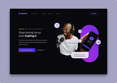 Hero Section Design branding design illustration landing page logo ui ui design ux ux design web design