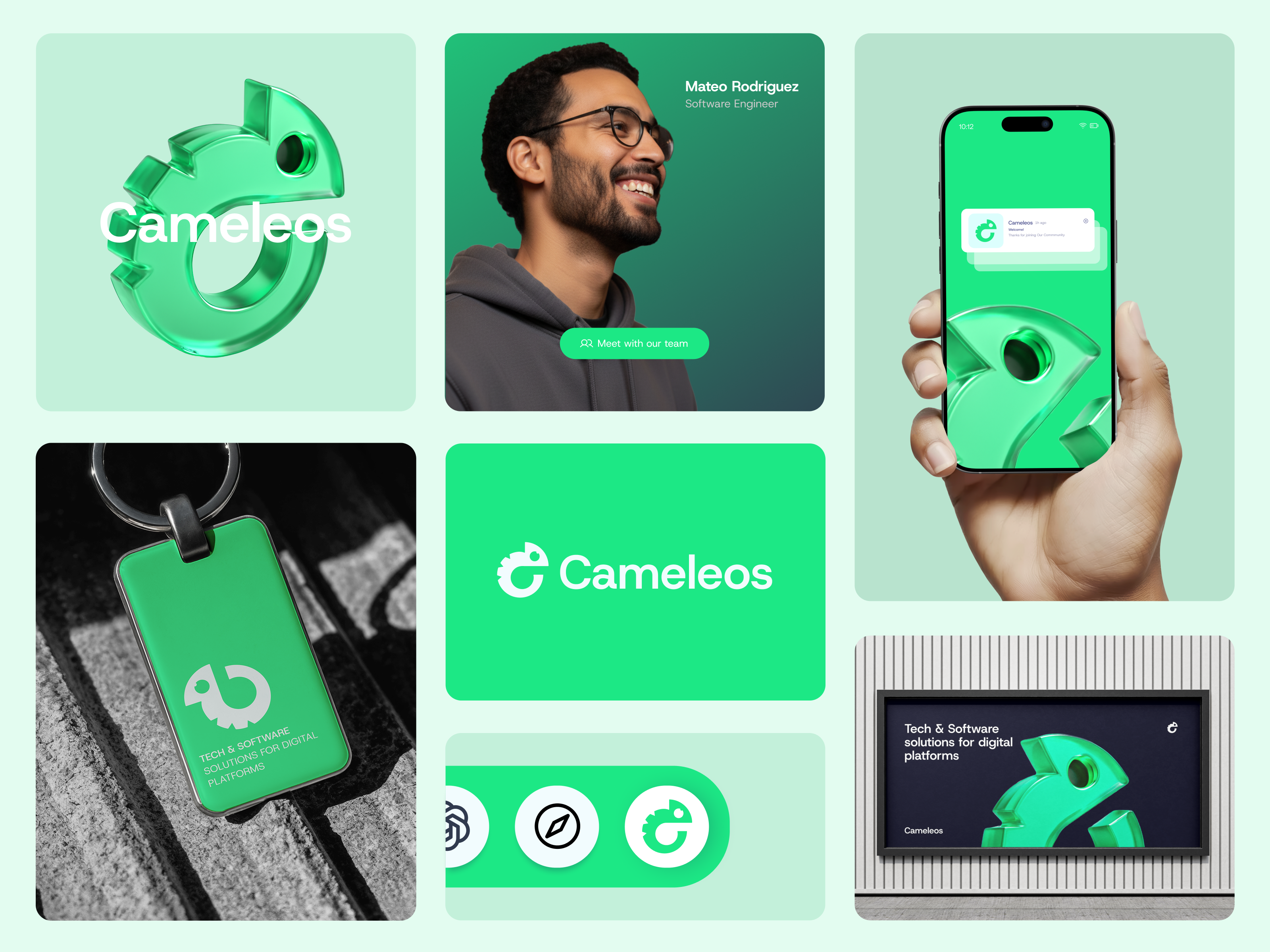 Example of Tech, Futuristic, Software, Innovative, Design Solution Platform