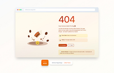 #DailyUI 008 Challenges dailyui error 404 figma ui ux web design