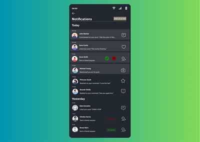 Day 49 - Notifications graphic design ui