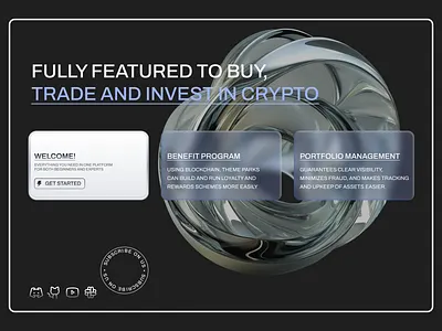 Email Template Design for Crypto Platform app design blockchain branding crypto design email email template fintech investment social media web design web3