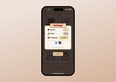 DailyUI Challenge #007 - Settings dailyui design settings ui