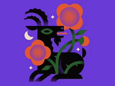 πΉπππππππππ β¦ Sleepytime Herbal Tea design evil goat halloween illustration mockup packaging poison spooky vector vintage