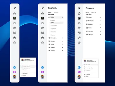 Modern SaaS Dashboard Sidebar UI appdesign cleanui design figma figmadesign minimaldesign productdesign saas dashboard saas dashboard sidebar ui ui uidesign userinterface uxdesign webdesign