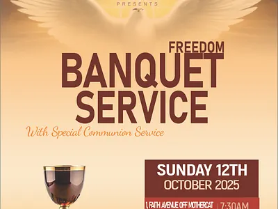 FREEDOM BANQUET SERVICE graphic design