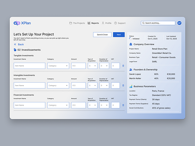 XPlan AI Business Plan - Data Entry Dashboard ai ai product ai website dashboard app business plan dashboard dashboard design data entry data entry dashboard financial dashboard fintech ui light theme modal product dashboard saas startup user interface web web app design website website dashboard