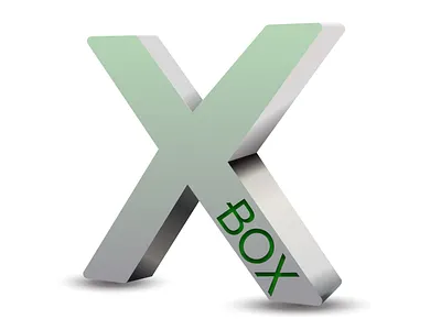 XBOX LOGO REDESIGN 3d branding graphic design logo
