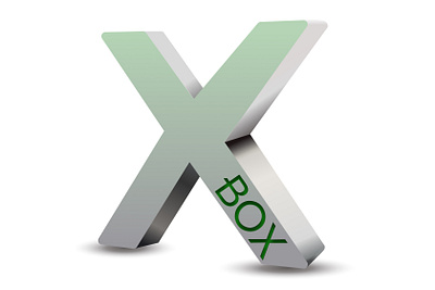 XBOX LOGO REDESIGN 3d branding graphic design logo