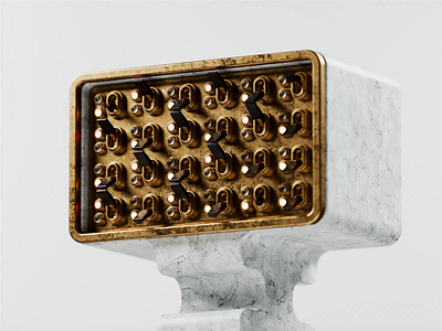 Switchboard 3d 3d animation blender blender3d button dial illustration isometric isometric illustration light switch toggle