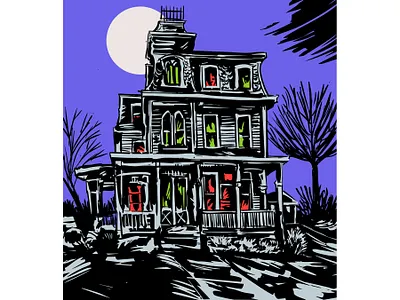 The Haunted House ghost halloween haunted house scary