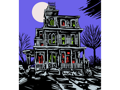 The Haunted House ghost halloween haunted house scary