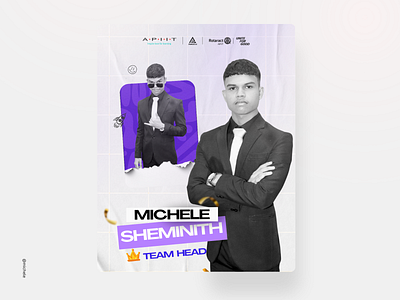 Meet the Team Poster Design 🎯 brand identity corporate design creative design design inspiration design portfolio employee spotlight graphic design layout design meet the team minimal design modern design professional poster profile poster promotional design social media design staff poster team introduction team poster typography design visual branding