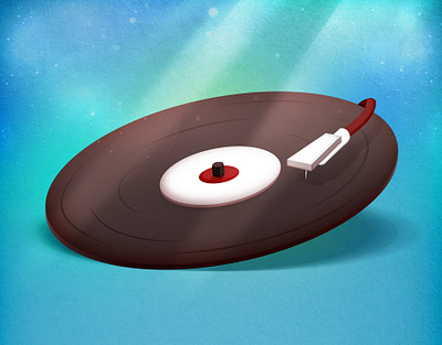 Vinyl blue lp music vinyl