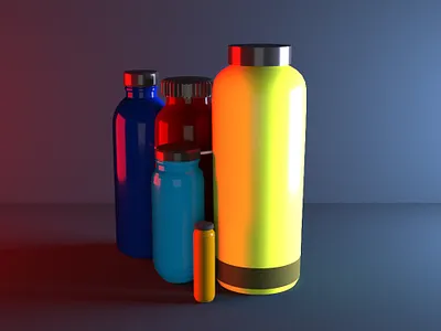 Colorful Bottle Collection — 3ds Max Product Visualization 3d art 3d model 3ds max product visualization bottledesign colorful bottle collection design design inspiration graphic design lighting minimal design product design productvisualization rendering social media design studio render texture texturing vfx visualization vray