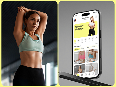 Fitness App UI app app design design figma fitnes app design fitness app ui uiux uiux design ux uxui webdesign website design