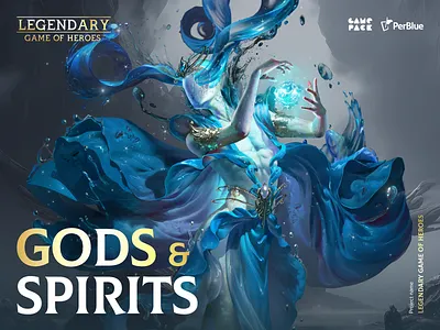 Legendary: Games of Heroes - Game Characters (Gods & Spirits) 2d art 2d characters 2d game art character character art character creation character design characters fantasy game art game character game characters game illustration gaming gods magic mystic mythical souls spiritual