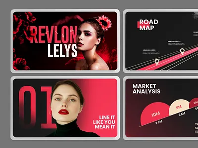 Presentation Design | Pitch Deck | PowerPoint Template | Revlon app branding deck design googleslides graphic design icon illustration investor pitch powerpoint ppt presentation presentationdesign slides template typography ui ux