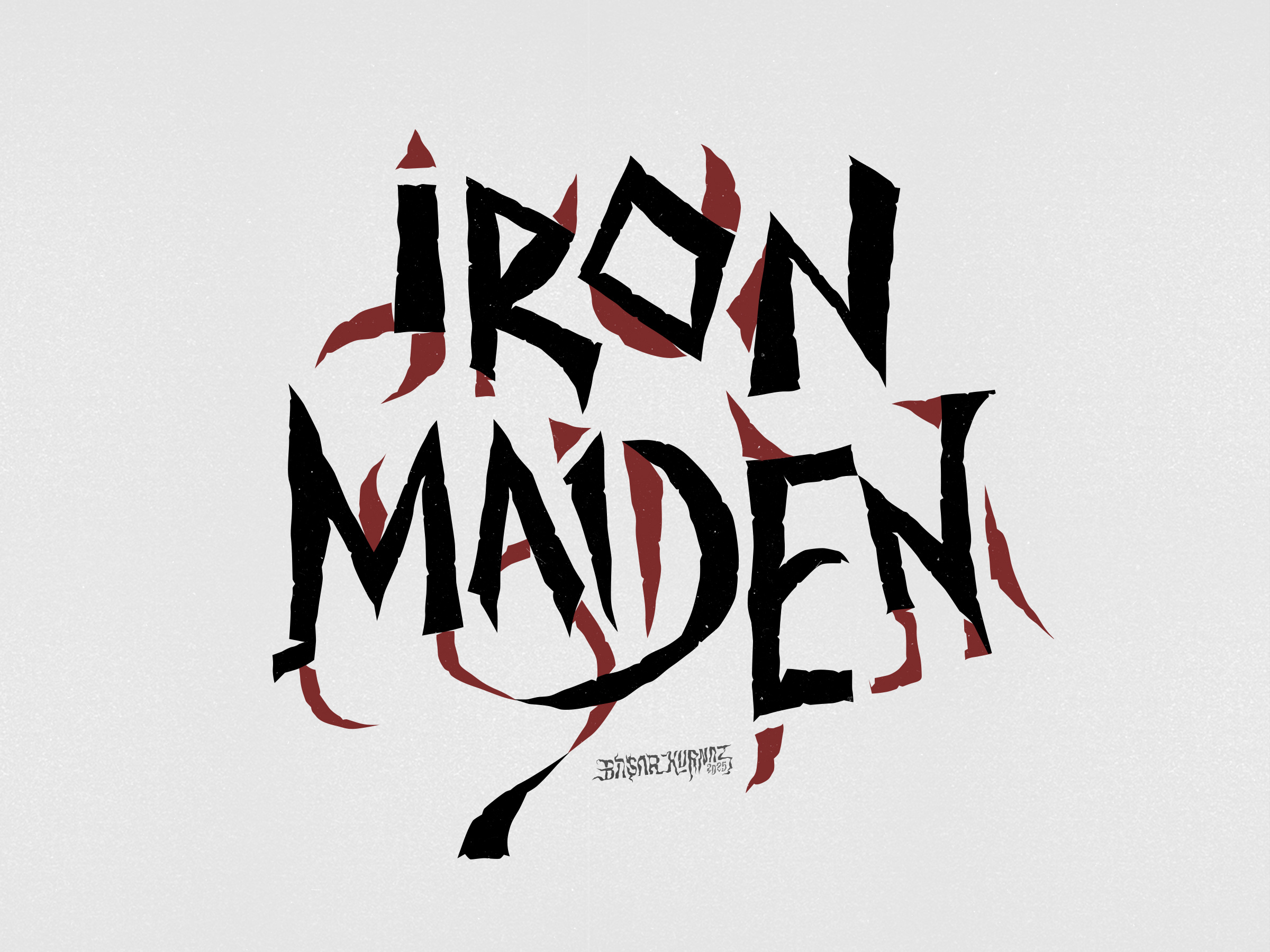 Iron Maiden heavymetal ironmaiden logotype senjutsu