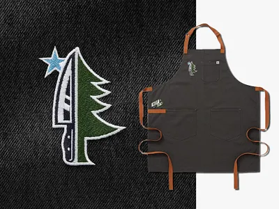 Apron 🌲🔪★ apron embroidery hedleybennett illustration maine