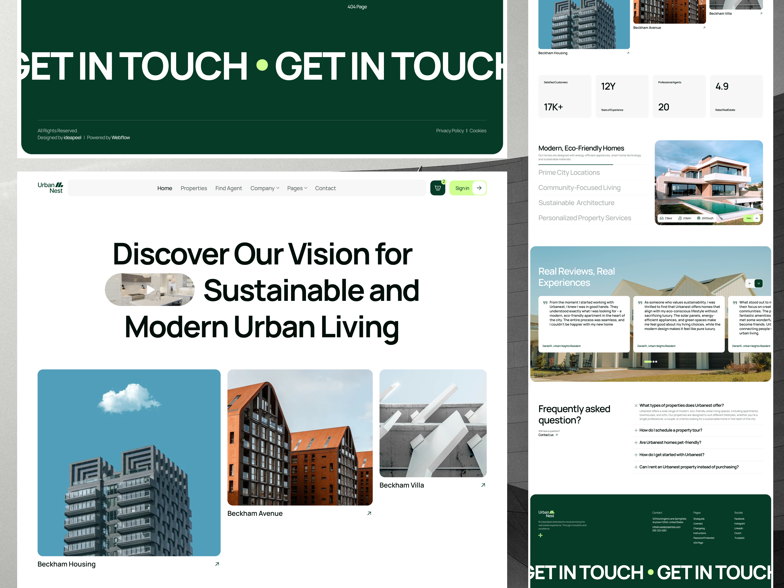 Example of Real Estate Website Design & Development
