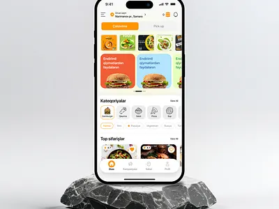 Food delivery mobile application design branding delivery food mobile app ui design ux design
