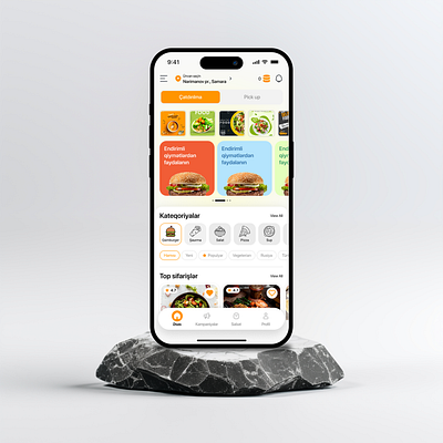 Food delivery mobile application design branding delivery food mobile app ui design ux design