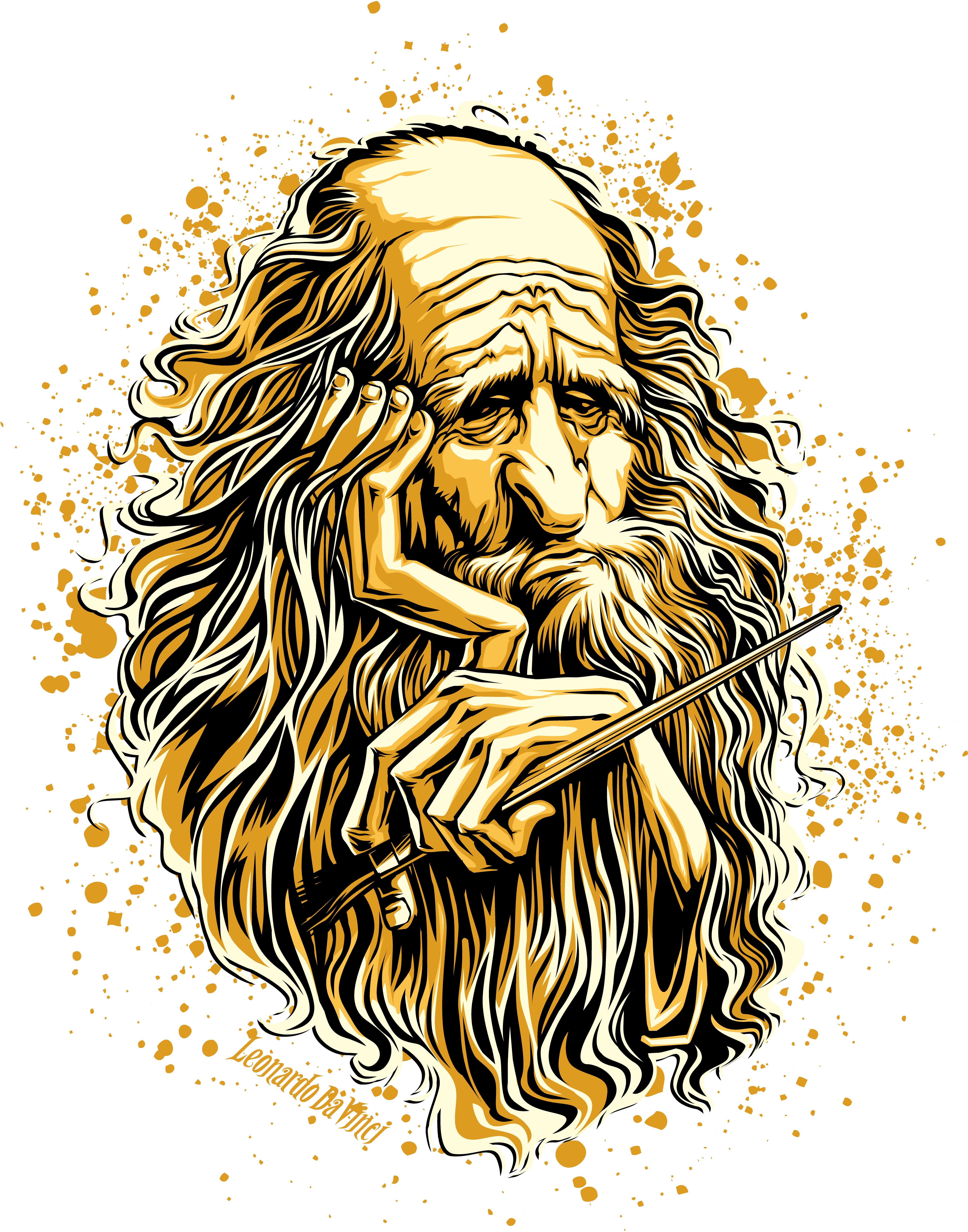 Leonardo da Vinci illustration leonardo da vinci