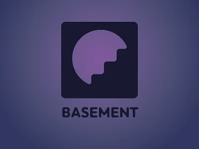 Basement pub logo branding design graphic design logo typography vector