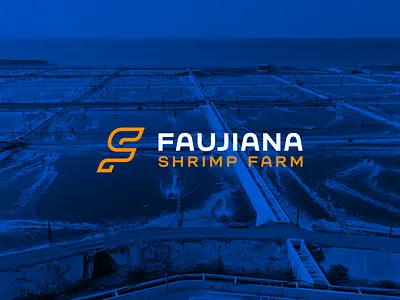 Faujiana Shrimp Farm branding farm golden ratio graphic design iconic logo logo design shrimp farm shrimp logo