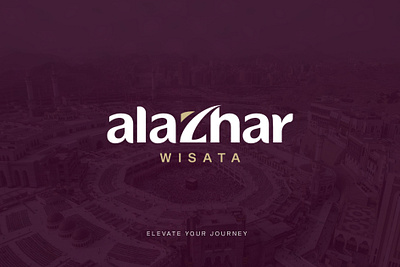 Alazhar Wisata brand identity branding iconic logo logo design rebranding travel travel logo umrah umrah logo