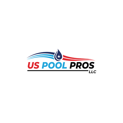 US Pool Pros LLS Logo Design branding graphic design logo