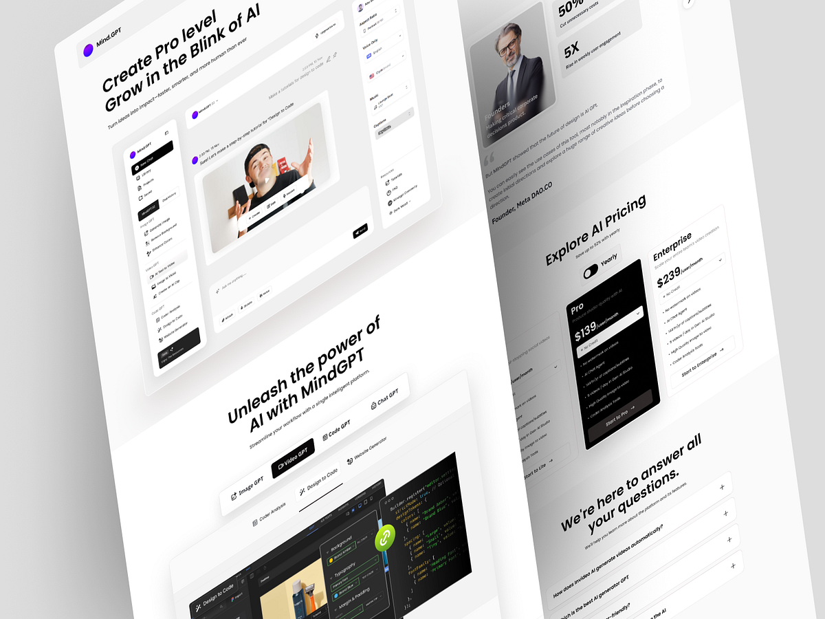 AI Image Generator - SaaS landing page Image 0