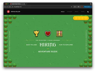 Hiring Adventure alupadesign.com hiring portfolio product design ux design web design
