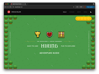 Hiring Adventure alupadesign.com hiring portfolio product design ux design web design