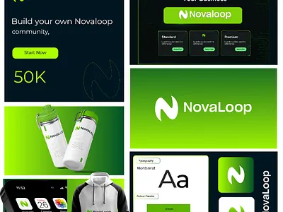 Novaloop – Modern Technology Logo Design creative logo designer
