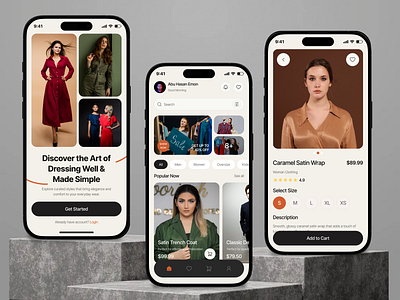 E-commerce Mobile App andriod app app app design app ui ecommerce ecommerce app fashion fashion store app ios app mobile mobile app mobile app design mobile design mobile ui modern online shop ui ui ux ui ux design user interface