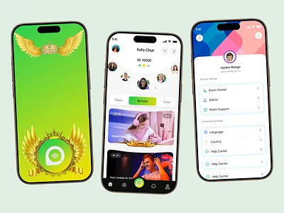 AI Chat Room Mobile App Design ai app design ai assistant ai chat ai interface app concept app design chat chat room chat room ui communication messaging app minimal app mobile mobile app mobile app design mobile chat app modern ui smart chat ui inspiration voice assistant