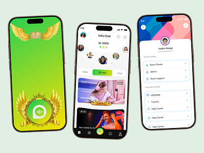 AI Chat Room Mobile App Design ai app design ai assistant ai chat ai interface app concept app design chat chat room chat room ui communication messaging app minimal app mobile mobile app mobile app design mobile chat app modern ui smart chat ui inspiration voice assistant