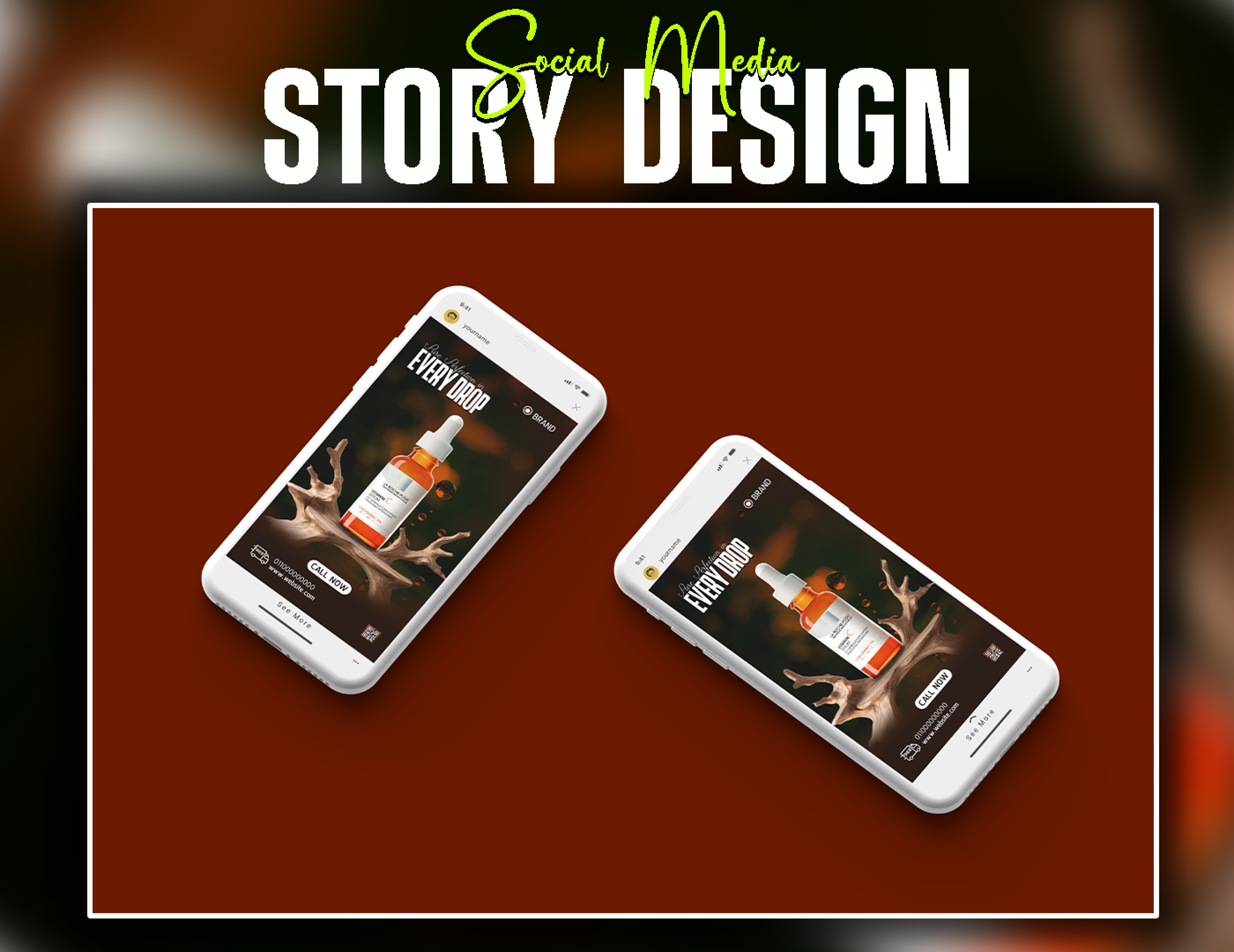 Example of Product  Social Media Post Design