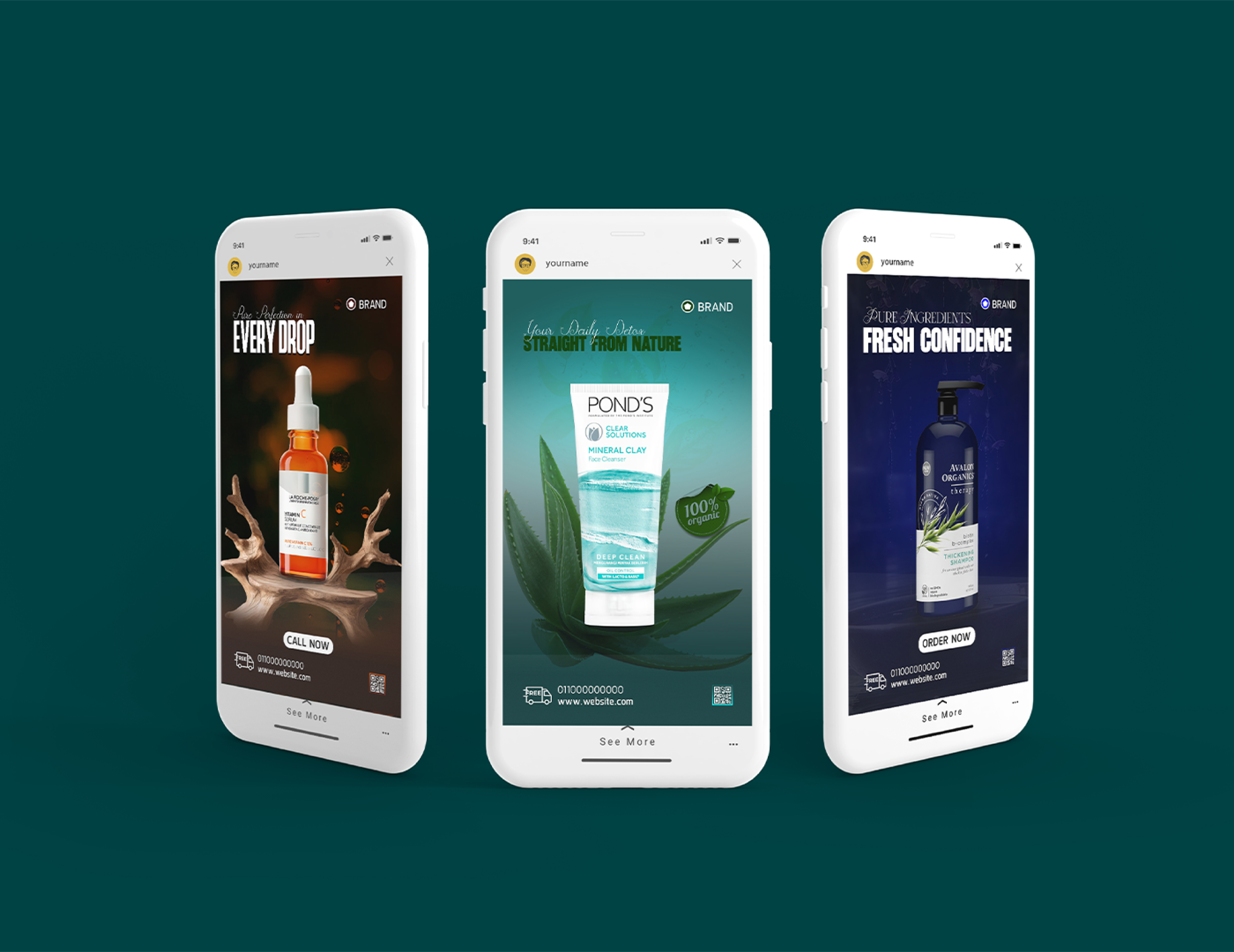 Example of Product  Social Media Post Design