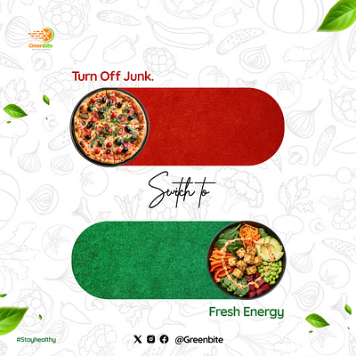GREENBITE: AN ECO-FRIENDLY FOOD DELIVERY STARTUP graphic design