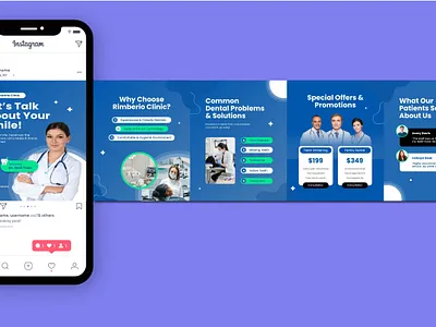 Medical carousel design artwork carousel carousel design clinic dental design graphic design health hospital illustration medical medical carosel design medicine pharmacy