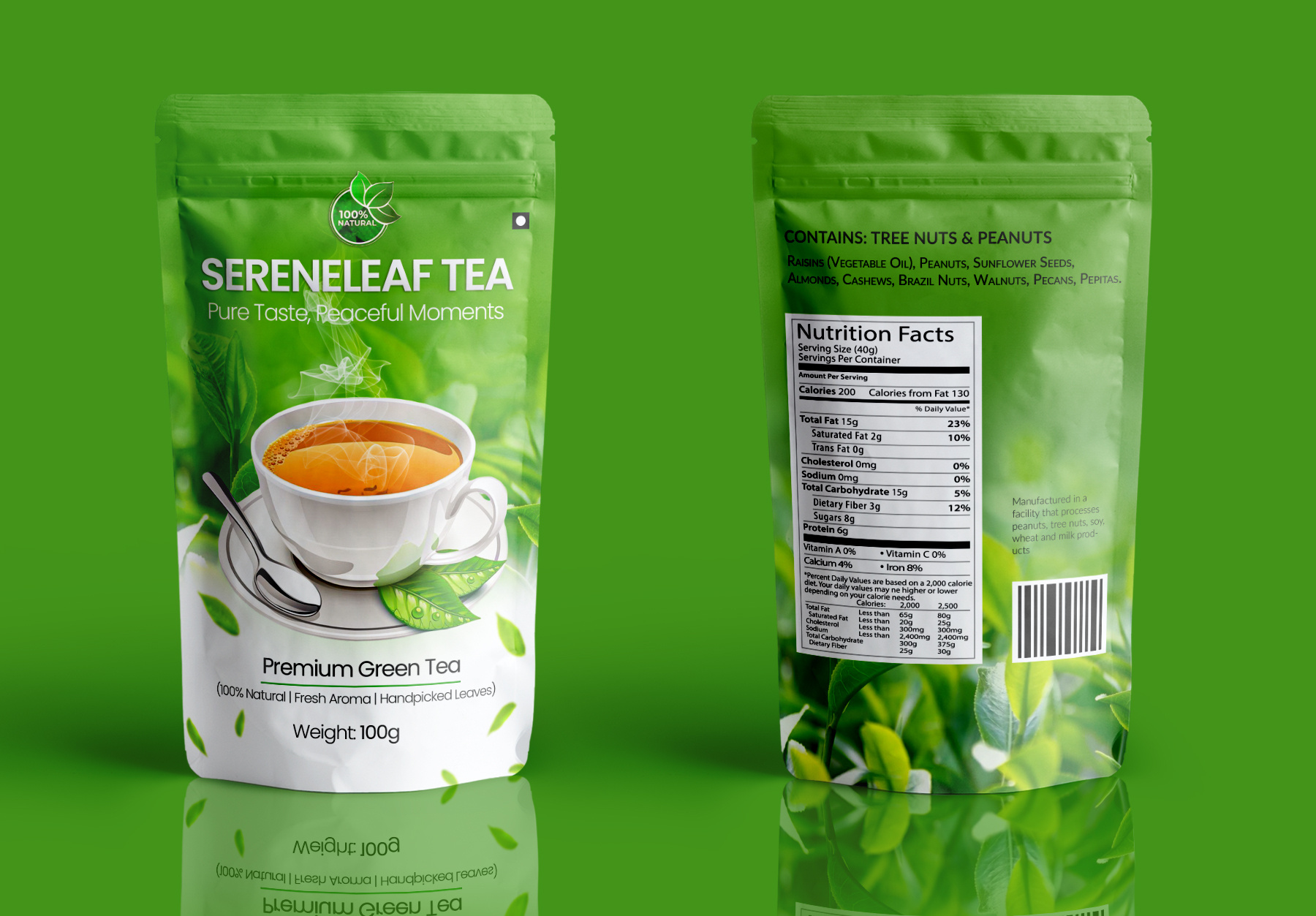 Modern Pouch Packaging Design | Premium Product Branding brand identity branding design creative packaging design inspiration eco friendly packaging food packaging illustrator design label design minimal design mockup design modern packaging organic packaging packaging concept packaging design pouch packaging premium packaging product branding product packaging tea packaging visual identity