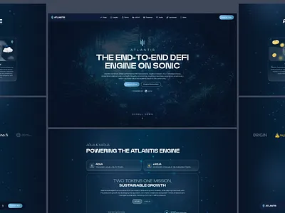Web3 Liquidity Platform | DeFi bitcoin blockchain crypto cryptocurrency dark mode defi defi website fintech homepage landing page landingpage lunchpad trading uidesign ux design web design web3 web3 liquidity