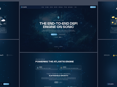 Web3 Liquidity Platform | DeFi bitcoin blockchain crypto cryptocurrency dark mode defi defi website fintech homepage landing page landingpage lunchpad trading uidesign ux design web design web3 web3 liquidity