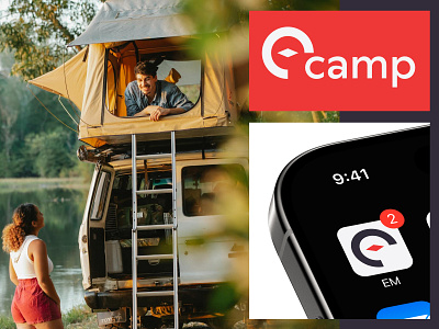 e-Camp | Tour, Camp & Adventure Agency Minimal Branding adventure adventure booking adventure booking app brand brand book brand designer brand identity brand style guide branding creative logo logo design logo identity minimal minimal branding modern modern ui design travel agency travel branding visual identity