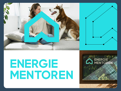 Energie Mentoren | Clean Branding for Smart Home Energy Solution brand identity branding clean energy design eco logo energie mentoren energy company design energy innovation green tech logo logo design logo identity minimal logo modern identity renewable energy smart home branding solar brand sustainable brand sustainable living visual identity