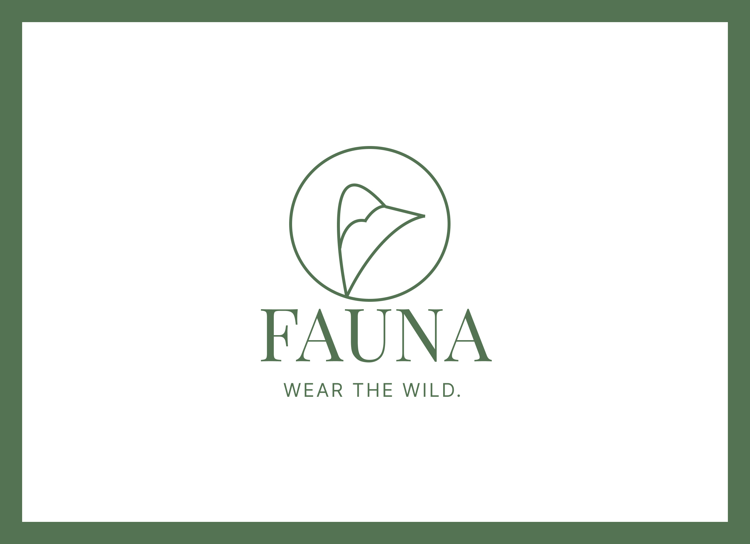 FAUNA - A WILDLIFE INSPIRED CLOTHING BRAND LOGO DESIGN app branding company design earth graphic design illustration logo typography ui ux vector