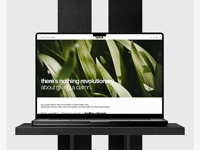 Typical | Sustainability Page UI/UX brandidentity clothingbrand dailyui design ecommerce fashion minimalist minimalui shopify sustainability ui uiux ux visualstorytelling webdesign websitedesign