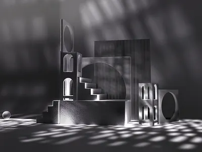 Light composition 3d c4d cg cgi cinema4d light